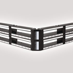 RapidNet 2U 6 Port Cassette Angled Panel