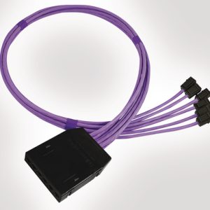 RapidNet 6 Port Category 6A UTP Cassette to Keystone Jack