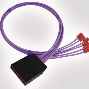 RapidNet 6 Port Category 6A UTP Cassette to GST Keystone Jack