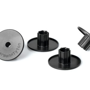 Downlight cover, H=30mm, black, 40pcs.