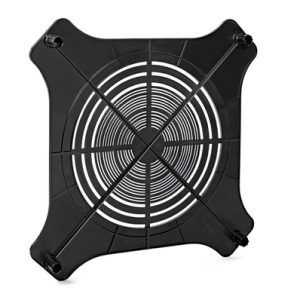 Downlight cover, L=592mm, W=592mm, H=35mm, ?75 - 314 mm, black, 10pcs.