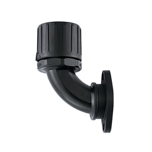 Fitting for corrugated tubing, nom?16mm, 90?, black, 10pcs.