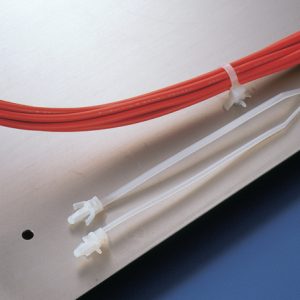 Fixing tie for hole (round), ?1.0-27.0mm, natural, 100pcs.