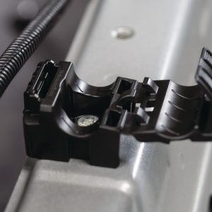 Cable clip, T=2.0-4.0mm, ?9.0 x 18.0 mm