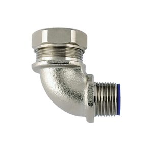 Fitting for metallic conduits, nom?20mm, M20, 90?, metal, 10pcs.