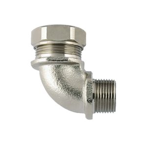 Fitting for metallic conduits, nom?20mm, M20, 90?, metal, 10pcs.