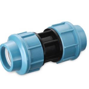 Double clamp fittings.