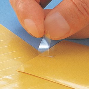 Protective laminate HELATAG, transparent, 45x9.00mm, 500pcs.