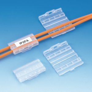 Identification plate for fiber optic cable