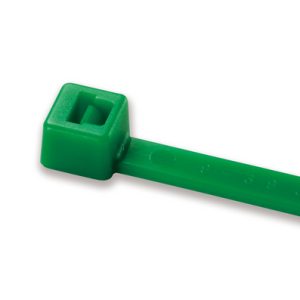 Cable tie inside serrated, 80x2.2mm, ?1.0-16.0mm, green, 1000pcs.