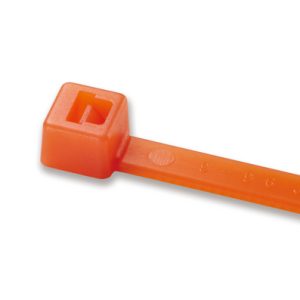 Cable tie inside serrated, 80x2.2mm, ?1.0-16.0mm, orange, 1000pcs.