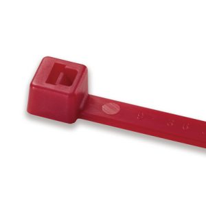 Cable tie inside serrated, 80x2.2mm, ?1.0-16.0mm, red, 1000pcs.