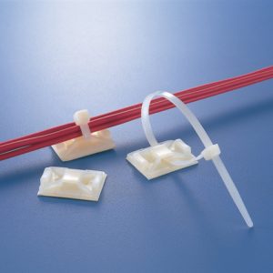 Cable tie mount for screw fixation, Wmax=8.0mm, ?3.2 mm, natural, 100pcs.