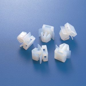 Cable tie mount for hole (round), Wmax=5.5mm, natural, 100pcs.