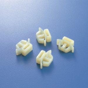Cable tie mount for hole (oval), Wmax=7.8mm, natural, 100pcs.