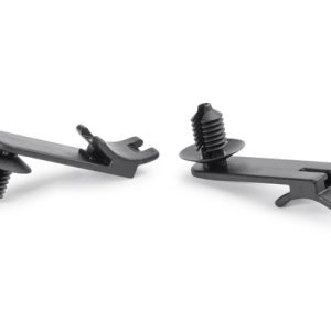Bundling Clip, round hole 6.4 - 7.1 mm, fir tree, offset, high impact modified, heat stabilised,  black
