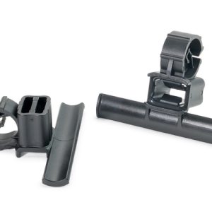 Bundling clip for hole (round), L=60.4mm, black, 1000pcs.