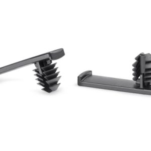 Bundling clip for hole (round), L=27.3mm, black, 20000pcs.