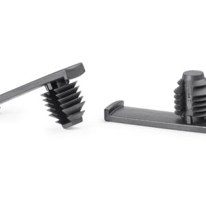 Bundling clip for hole (round), L=27.3mm, black, 5000pcs.