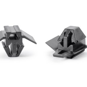 Connector clip for hole (oval), black, 1200pcs.