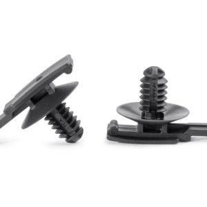 Connector clip for hole (round), black, 500pcs.