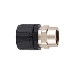 Fitting for corrugated tubing, nom?13mm, PG9, black, 10pcs.