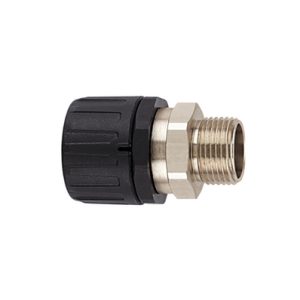 Fitting for corrugated tubing, nom?13mm, M16, black, 10pcs.