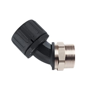 Fitting for corrugated tubing, nom⌀16mm, M20, 45⌀, black, 10pcs.