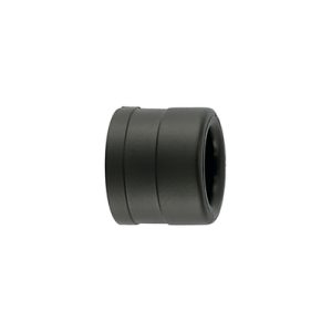 Fitting for corrugated tubing, nom?28mm, black, 10pcs.