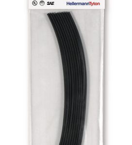 Heat Shrinkable Tubing 3:1 black in blister bag 1,5/0,5