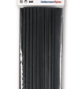 Heat Shrinkable Tubing 3:1 black in blister bags 12/4