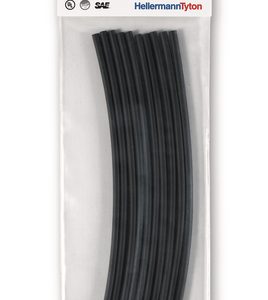 Heat Shrinkable Tubing 3:1 black in blister bags 3/1