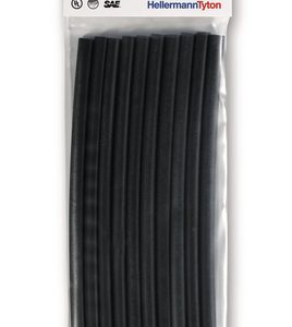 Heat Shrinkable Tubing 3:1 black in blister bags 6/2