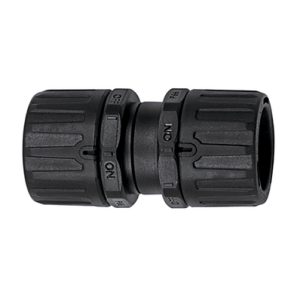 Fitting for corrugated tubing, nom?16mm, black, 10pcs.
