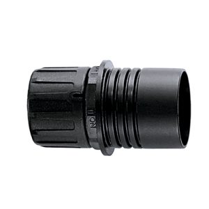 Fitting for corrugated tubing, nom?16mm, black, 5pcs.
