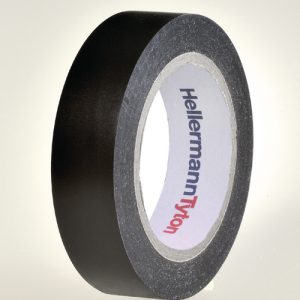 Electrical tape, L=10m, W=15mm, T=0.15mm, black, 10 pcs.