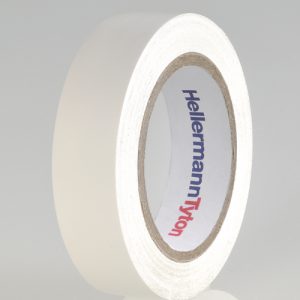 Electrical tape, L=10m, W=15mm, T=0.15mm, white, 10 pcs.