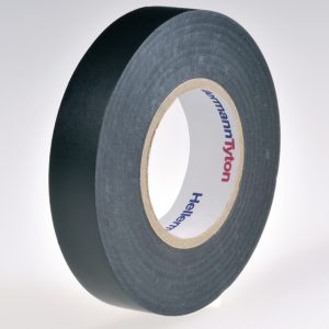 Electrical tape, L=25m, W=15mm, T=0.15mm, black, 1 pc.