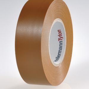 Electrical tape, L=25m, W=25mm, T=0.15mm, brown, 1 pc.