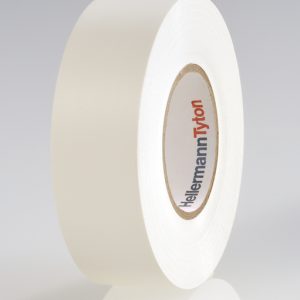 Electrical tape, L=25m, W=25mm, T=0.15mm, white, 1 pc.