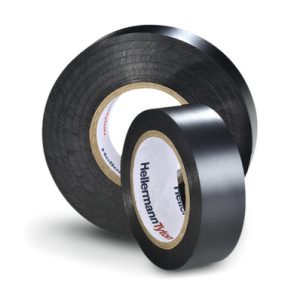 Electrical tape, L=20m, W=38mm, T=0.21mm, black, 1 pc.
