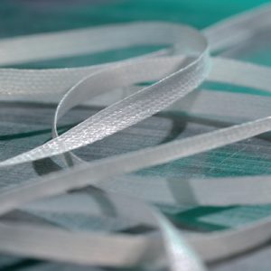 Lacing tape, Flat, braided, 133N, -55 ?C to +232 ?C, natural, L=700m