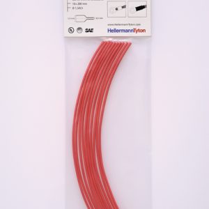 Heat Shrinkable Tubing 3:1 red in blister bag 1,5/0,5