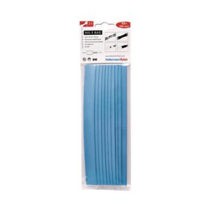 Heat Shrinkable Tubing 3:1 blue in blister bags 12/4