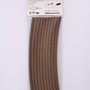 Heat Shrinkable Tubing 3:1 brown in blister bags 6/2
