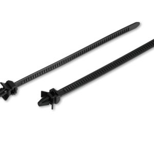 Fixing tie for hole (round), ⌀6-38mm, black, 100pcs.