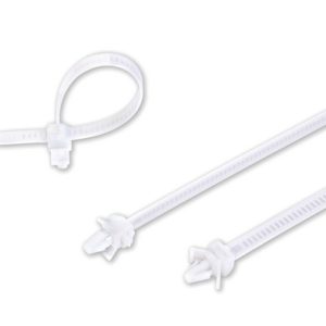 Fixing tie for hole (round), ⌀6-38mm, natural, 100pcs.