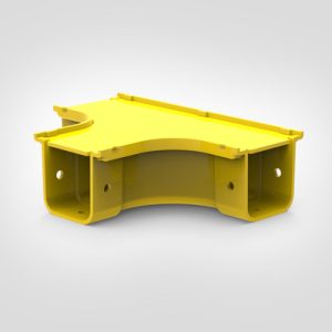 GigaDuct T-Junction, Horizontal, 50mm, with Cover