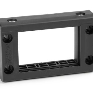 Cable entry system, Frame, 61x96.5x21.00mm, 6 holes, ?3 - 33mm, black, 10pcs.