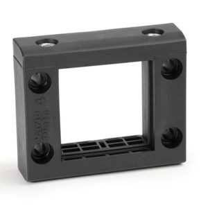 Cable entry system, Frame, 61x72.8x21.00mm, 4 holes, ?3 - 33mm, black, 10pcs.